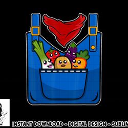 adult kids halloween farming farmer costume png, sublimation copy