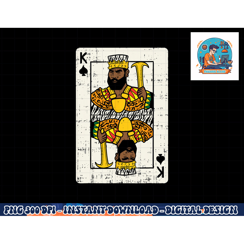 African King Card Black Pride BLM Couple Match Halloween Men png, sublimation copy.jpg