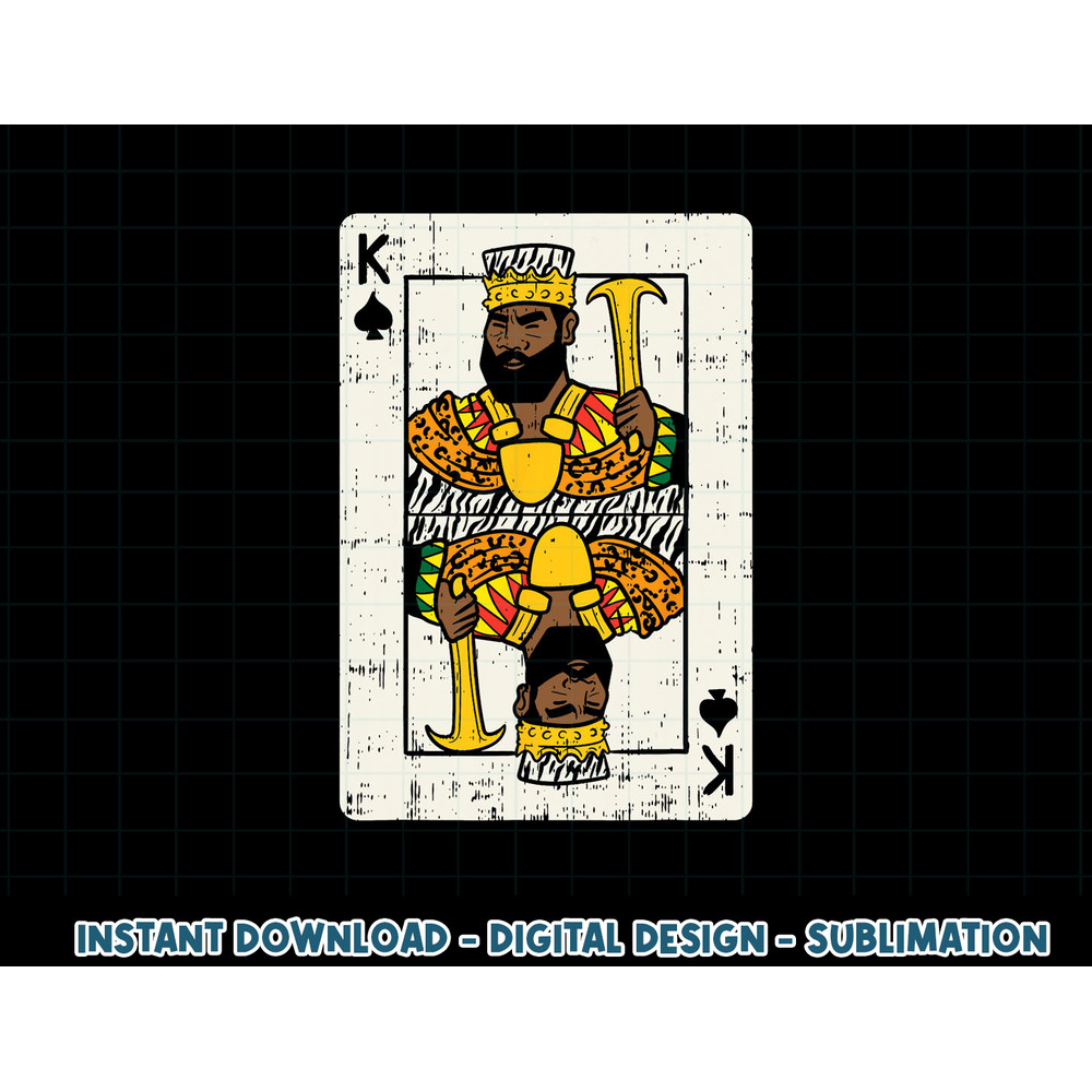 African King Card Black Pride BLM Couple Match Halloween Men png, sublimation copy.jpg