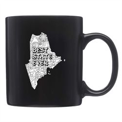 maine mug, maine gift, me mug, me gift, maine cups, maine gifts, maine mugs, cute maine mug, maine home mug, maine state