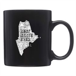 Maine Mug, Maine Gift, ME Mug, ME Gift, Maine Cups, Maine Gifts, Maine Mugs, Cute Maine Mug, Maine Home Mug, Maine State