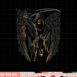 angel of death grim reaper scary halloween occult dark art png, sublimation copy