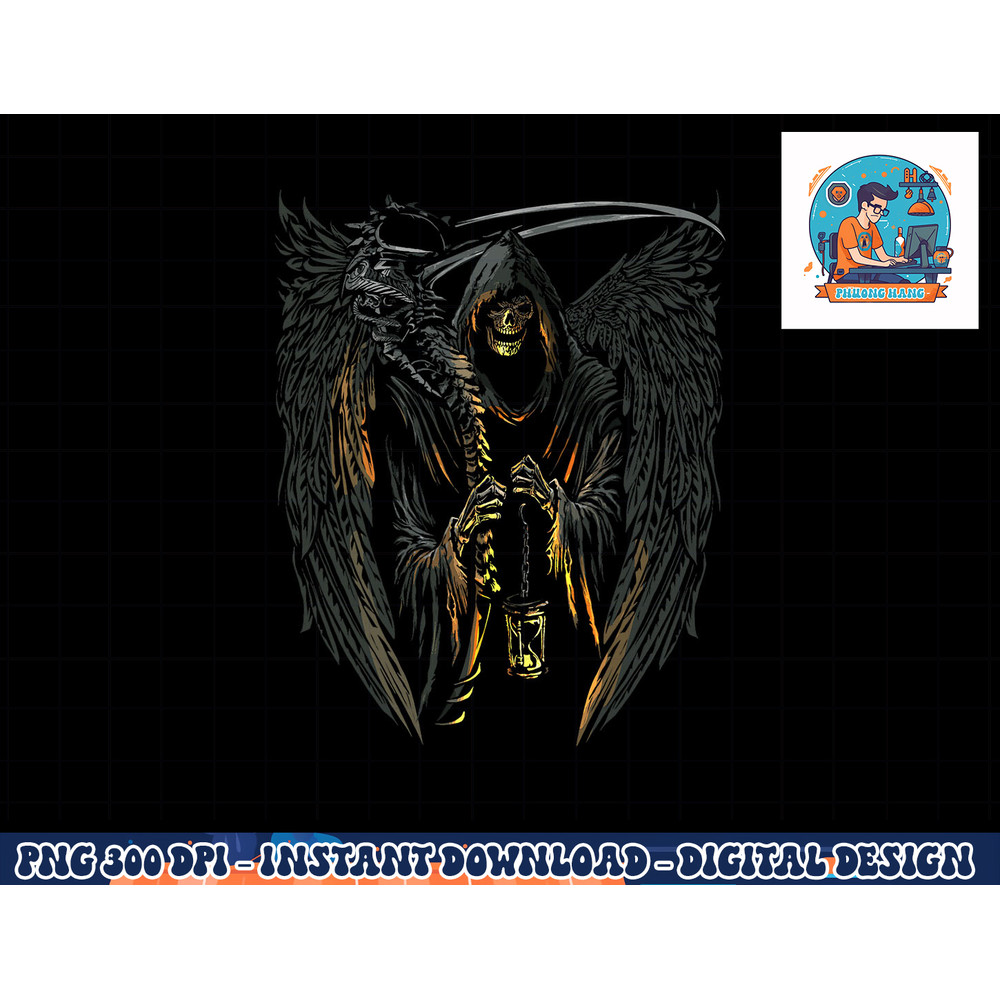Angel of Death Grim Reaper Scary Halloween Occult Dark Art png, sublimation copy.jpg