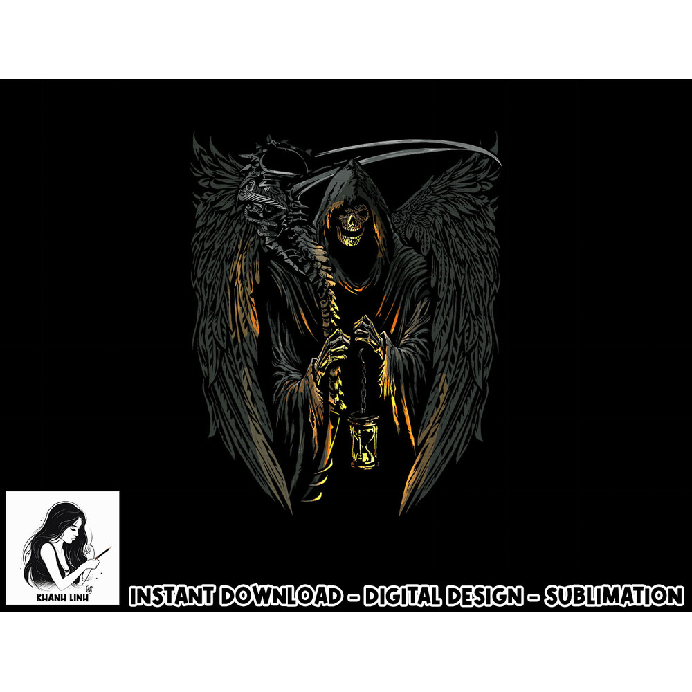 Angel of Death Grim Reaper Scary Halloween Occult Dark Art png, sublimation copy.jpg