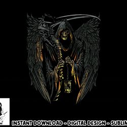 angel of death grim reaper scary halloween occult dark art png, sublimation copy