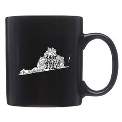 Virginia Mug, Virginia Gift, VA Mug, VA Gift, Home State Mug, Virginia State Mug, Virginia Gifts, Virginia Cup, Virginia