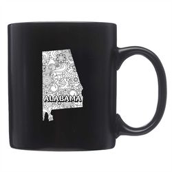 cute alabama mug, cute alabama gift, al mug, al gift, alabama state mug, alabama coffee, state of alabama, alabama gifts