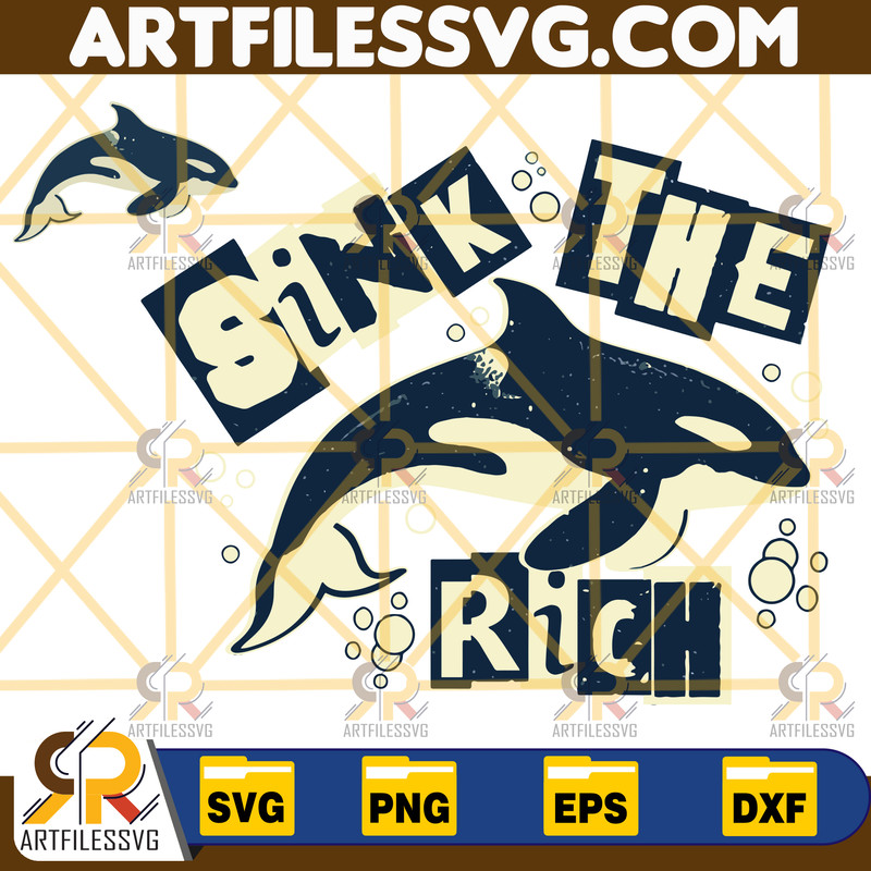 Sink the Rich Svg, Team Orca Svg, Gladys Orca Revolutionary, Team Orca, Sink the Rich Orca, Orca Whale Gift, Instant Download.png