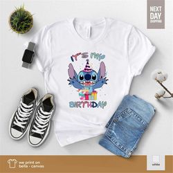 it's my birthday shirt stitch shirt disney shirt birthday girl shirt stitch party shirt disney birthday party stitch bir