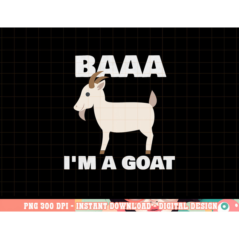 Baa I m A Goat Costume Animal Funny Halloween Party Goat png, sublimation copy.jpg
