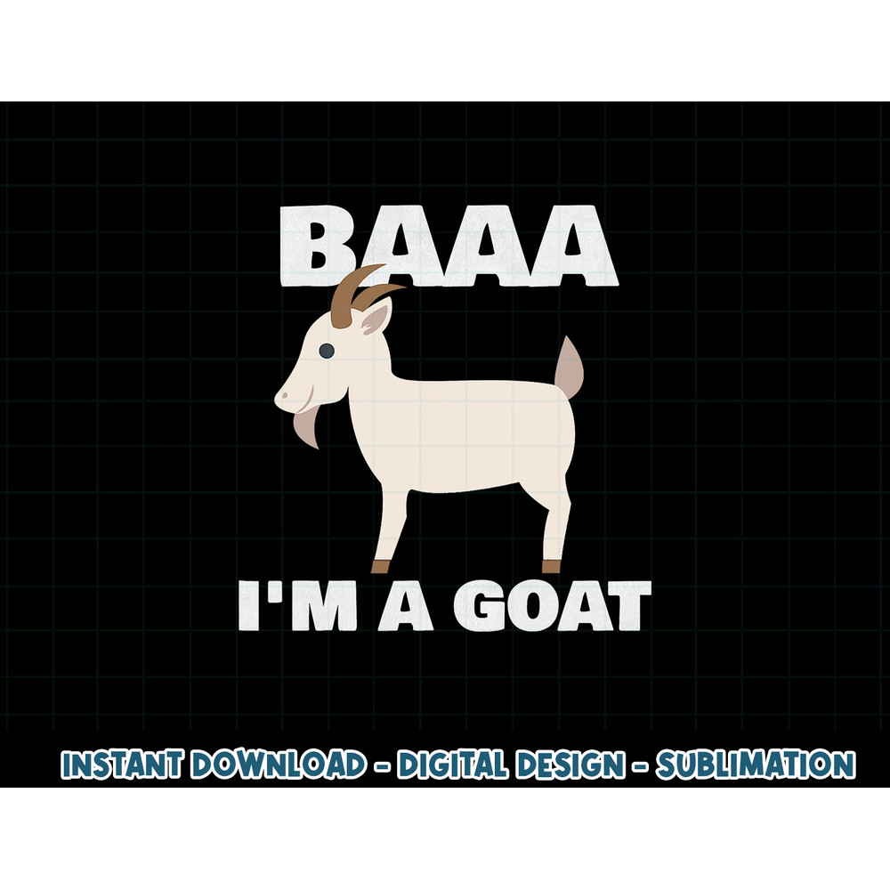 Baa I m A Goat Costume Animal Funny Halloween Party Goat png, sublimation copy.jpg