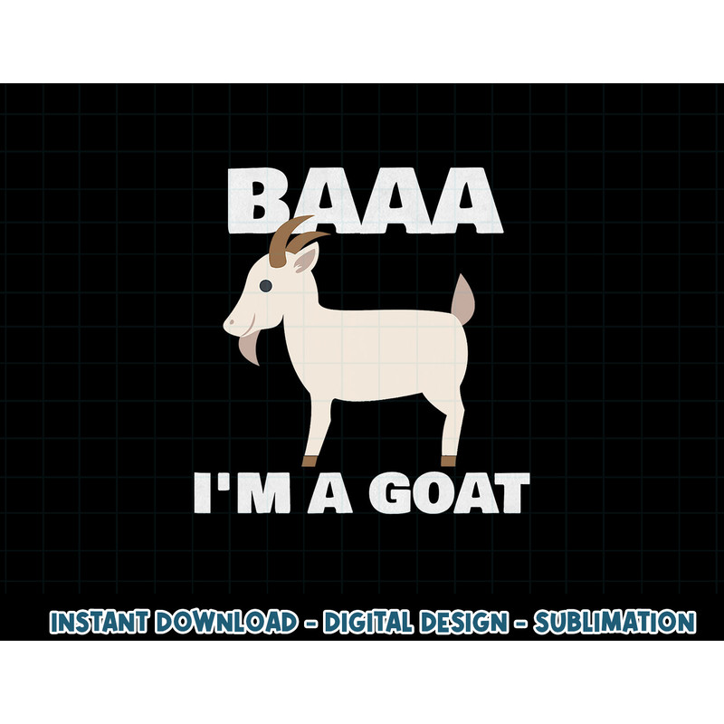 Baa I m A Goat Costume Animal Funny Halloween Party Goat png, sublimation copy.jpg