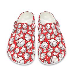 baseball crocs, unisex sport slippers, sport crocs, sport sandals, sport clog shoes, baseball clog shoes unisex