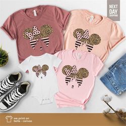 minnie castle shirt, disneyworld shirts, animal shirt, minnie ear shirt, disney shirt, leopard cheetah print shirt, disn