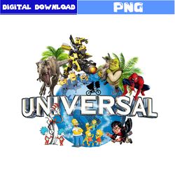Universal Studios Png, Disneyland Png, Minion Png, Superhero Png, Dinosaur Png, The Simpson Png, Png Digital File