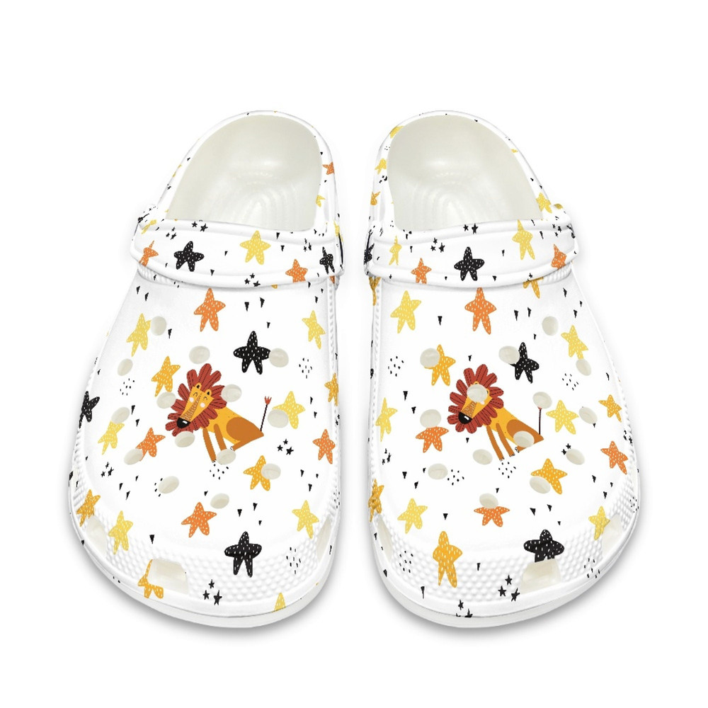 Lion Crocs , Star Adult Clog Shoes , Cute Animal Slippers , EU Size 29-48.jpg