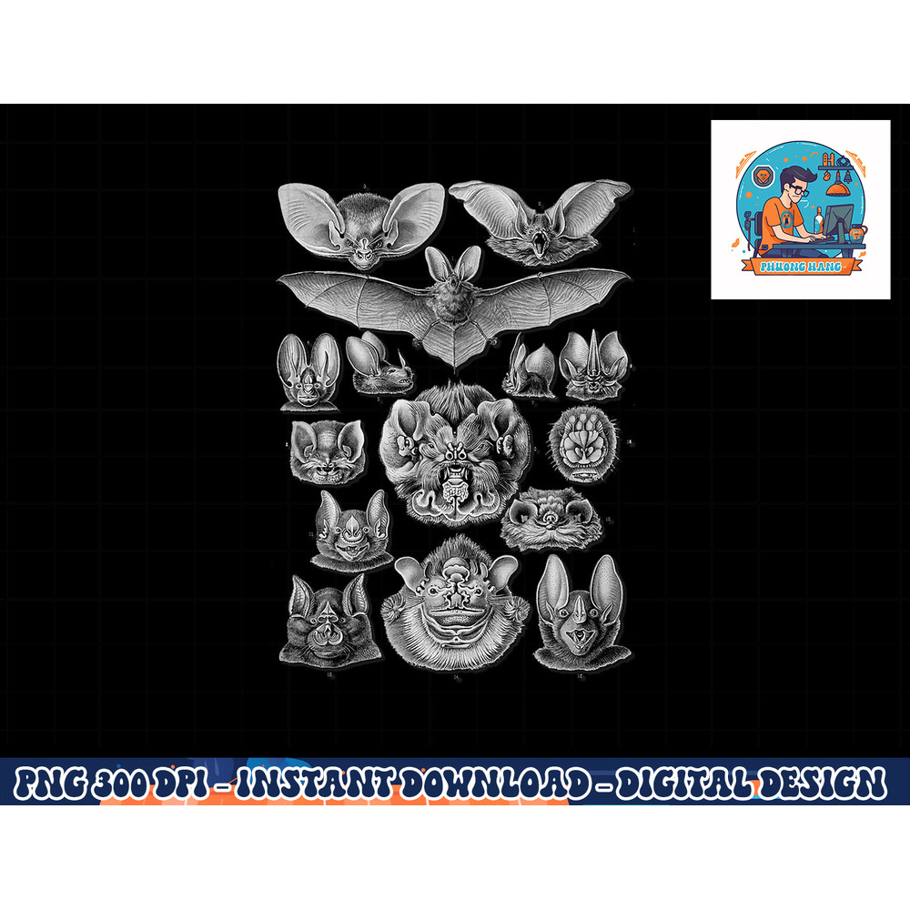 Bats Scientific Illustration Drawing Biology Art Halloween png, sublimation copy.jpg