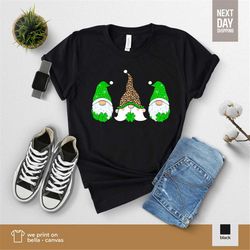 st. patrick's day gnomes shirt, st. patricks day shirt, shamrock lucky lips,shamrock shirts, patrick's day, irish tshirt