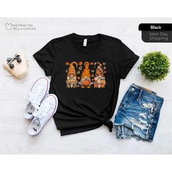 fall gnomes shirt, gnome fall shirt, fall tee, thankful shirt, fall t-shirt, thanksgiving tee, thankful pumpkin shirt,