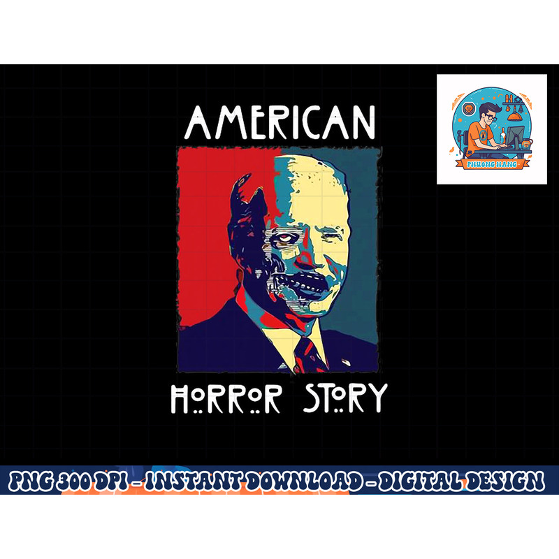 Biden Horror American Zombie Story Halloween Retro Vintage png, sublimation copy.jpg