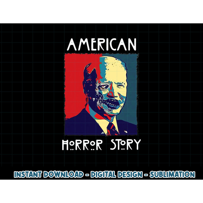 Biden Horror American Zombie Story Halloween Retro Vintage png, sublimation copy.jpg