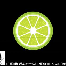 big lime sliced costume cute easy fruit halloween gift png, sublimation copy