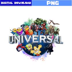 universal studios png, disneyland png, magic kingdon png, minion png, superhero png, dinosaur png, disney png