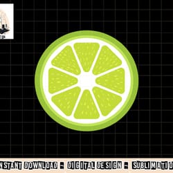 big lime sliced costume cute easy fruit halloween gift png, sublimation copy