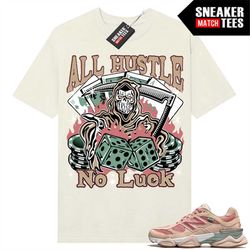 New Balance Joefresh goods Sneaker Match Tees Sail 'All Hustle No Luck'