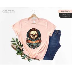 chucky shirt, halloween shirt, serial killer shirt, halloween horror movie, say hi to the good guy shirt, horror movie s
