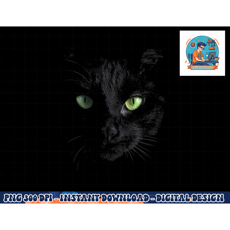 Black Cat with Green Eyes png, sublimation copy.jpg