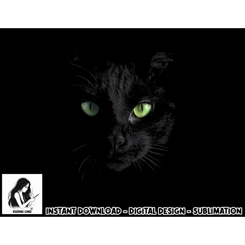 Black Cat with Green Eyes png, sublimation copy.jpg