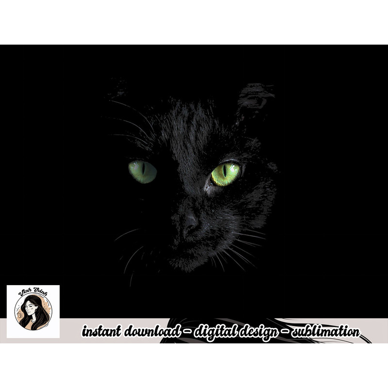 Black Cat with Green Eyes png, sublimation copy.jpg