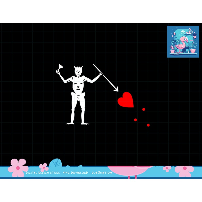 Blackbeard Pirate Flag Jolly Roger Skeleton Halloween png, sublimation copy.jpg