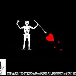 blackbeard pirate flag jolly roger skeleton halloween png, sublimation copy
