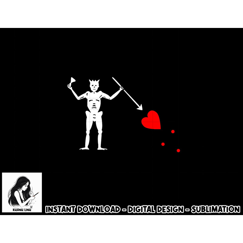Blackbeard Pirate Flag Jolly Roger Skeleton Halloween png, sublimation copy.jpg