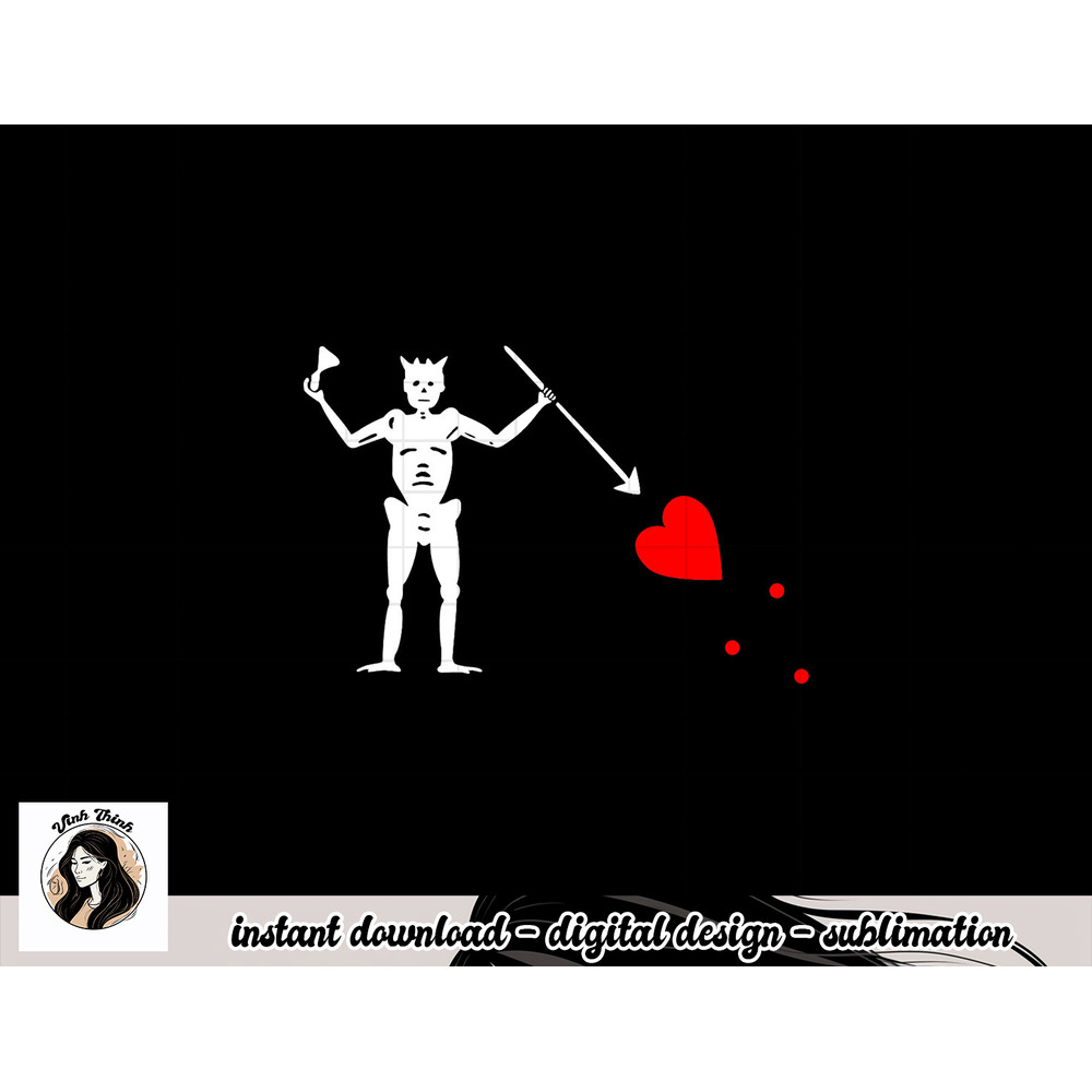 Blackbeard Pirate Flag Jolly Roger Skeleton Halloween png, sublimation copy.jpg