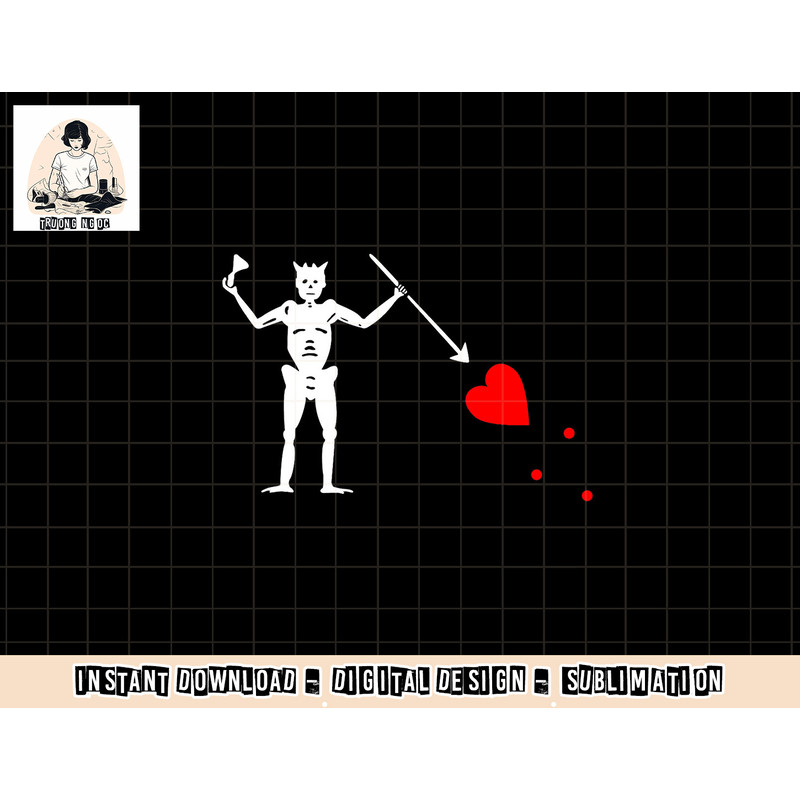 Blackbeard Pirate Flag Jolly Roger Skeleton Halloween png, sublimation copy.jpg