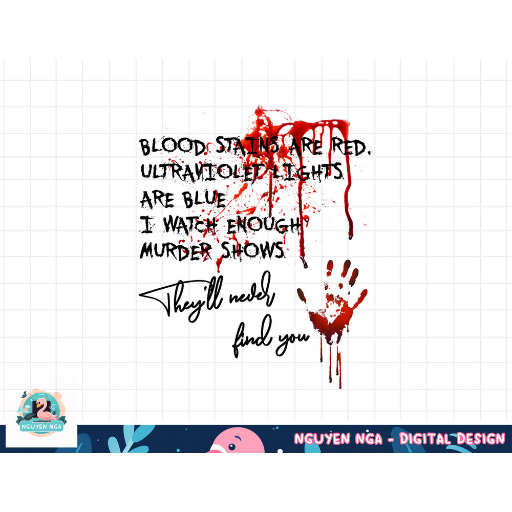 Blood Stains Are Red Ultraviolet Lights Are Blue Funny Quote png, sublimation copy.jpg