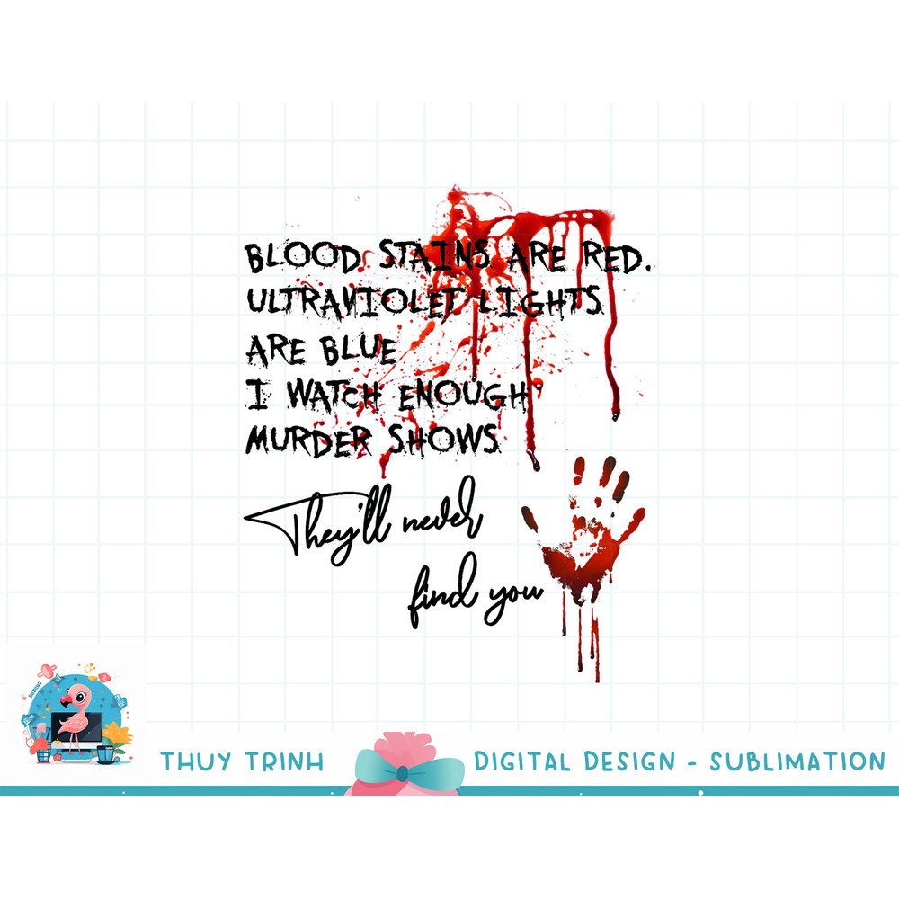 Blood Stains Are Red Ultraviolet Lights Are Blue Funny Quote png, sublimation copy.jpg