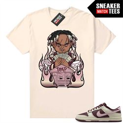 Valentines Day Dunk Low to match Sneaker Match Tees Sail 'Trap Chucky'