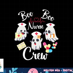 boo boo crew nurse ghost costume funny halloween gift png, sublimation copy