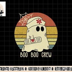 boo boo crew nurse shirts halloween nurse shirts for women png, sublimation copy