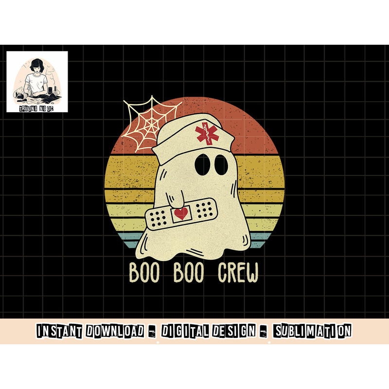 Boo Boo Crew Nurse Shirts Halloween Nurse Shirts for Women png, sublimation copy.jpg