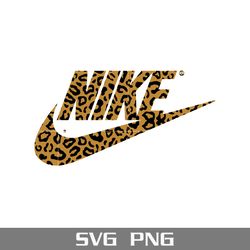 nike leopard logo svg, nike svg, leopard svg, fashion brand logo svg, png digital file
