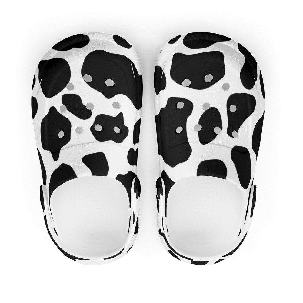 Kid's Shoes Cow Print Clogs Comfort Shoes Footwear Gift for Kids Casual Shoes Child Shoes Kids Shoes Clogs Slip on Shoes Fun Gift for Friend.jpg