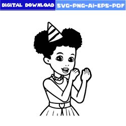 gracie's corner girl outline svg, gracie's corner birthday svg, gracie's corner svg, gracie's svg, girl svg, cartoon svg