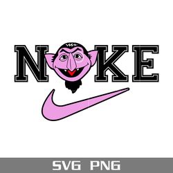 nike count von count svg, nike logo svg, count von count svg, nike sesame street svg, png digital file