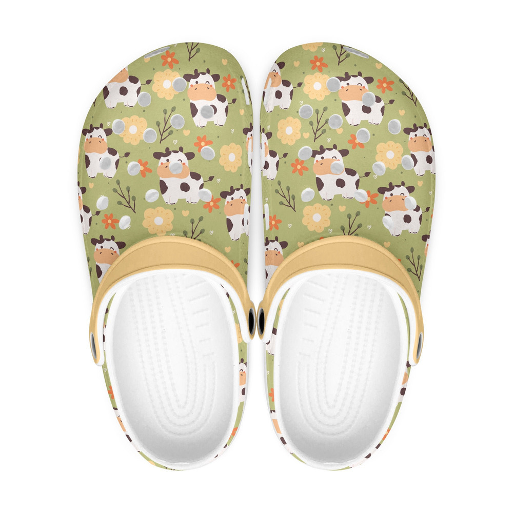 Funny Cow Unisex Shoes Clogs, Farm Slippers, Comfort Shoes Cow Lovers.jpg