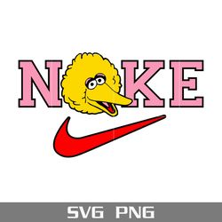 nike big bird svg, nike logo svg, big bird svg, nike sesame street svg, png digital file